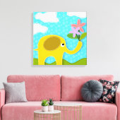 Elephant Leinwanddruck (Insitu (Wohnzimmer))