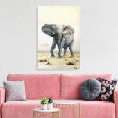 Elephant Leinwanddruck (Insitu (Wohnzimmer))