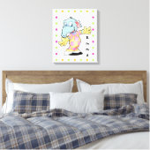 Elephant Leinwanddruck (Insitu (Schlafzimmer))