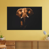 Elephant Leinwanddruck (Insitu (Wohnzimmer))