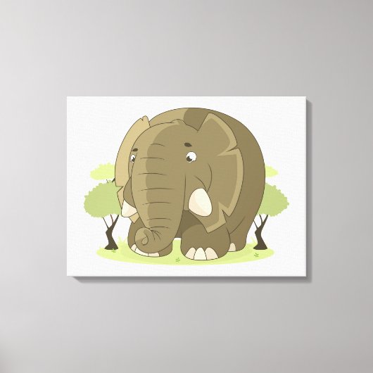 Elephant Leinwanddruck (Vorderseite)