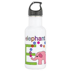 Elephant Letter E Trinkflasche