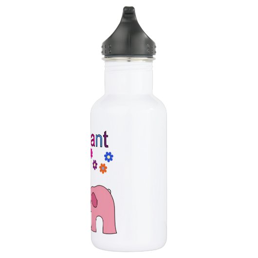 Elephant Letter E Trinkflasche (Rechts)
