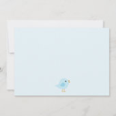 Elephant Liebe Babydusche Danke Karte (Rückseite)