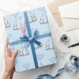 Elephant-Liebe Geschenkpapier