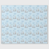 Elephant-Liebe Geschenkpapier (Flach)