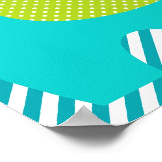 Elephant Liebe Kinderzimmer Poster (Ecke)