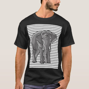 Elephant Liebe Lines für Elefanten  T-Shirt