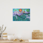 Elephant Liebe Poster (Küche)