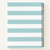 Elephant Light Blue Stripe Notizblock (Rückseite)