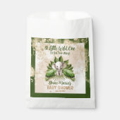 Elephant Little Wild One ist auf dem Weg Babydusch Geschenktütchen (Vorderseite)