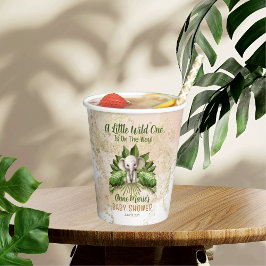 Elephant Little Wild One ist auf dem Weg Babydusch Pappbecher