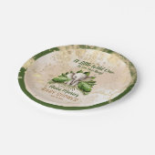 Elephant Little Wild One ist auf dem Weg Babydusch Pappteller (Schrägansicht)