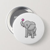 Elephant Lollipop Button (Vorne & Hinten)