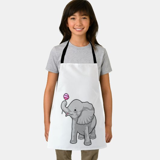 Elephant Lollipop Schürze (Insitu)