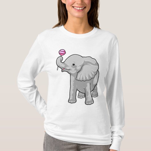 Elephant Lollipop T-Shirt (Vorderseite)