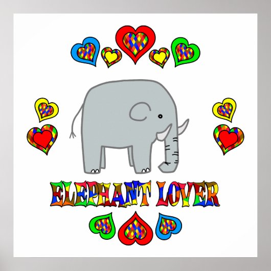 Elephant Lover Poster (Vorne)
