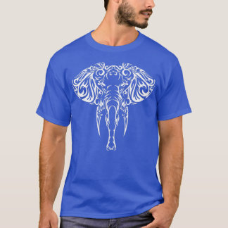 Elephant Lover Tribal Tattoo Liebe Elephanten Poly T-Shirt
