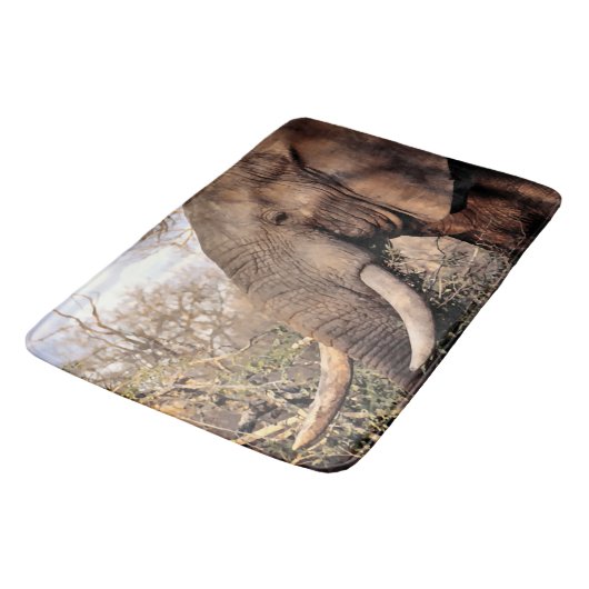 Elephant Lovers Art Badematte (Schrägansicht)