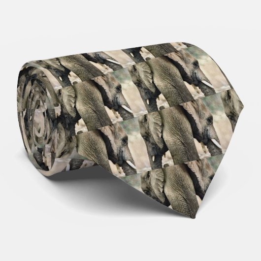 Elephant Lovers Art Gifts Krawatte (Gerollt)