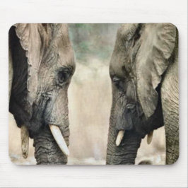 Elephant Lovers Art Gifts Mousepad