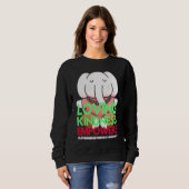 Elephant Loving Kindness Empowers Meditation Kindn Sweatshirt (Vorne ganz)