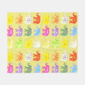 Elephant Lucky Fleecedecke (Vorderseite (Horizontal))