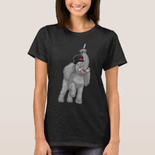 Elephant Magician Magic Zauberstab T-Shirt