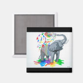 Elephant Magnet (Vorderseite/Rückseite)