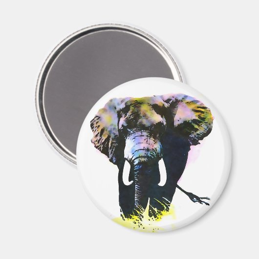 Elephant Magnet (Vorderseite/Rückseite)