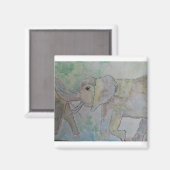 Elephant Magnet (Vorderseite/Rückseite)