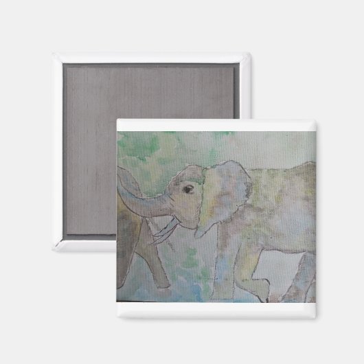 Elephant Magnet (Vorderseite/Rückseite)