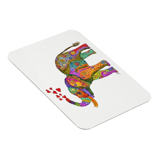 Elephant Magnet 3"x4" (Rechte Seite)