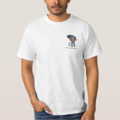 Elephant Man Walking Hogs Fantasy Art Shirt (Vorderseite)