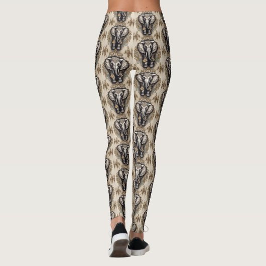Elephant Mandala Leggings (Rückseite)