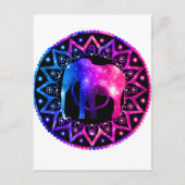 Elephant Mandala Postkarte (Vorderseite)