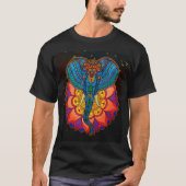 Elephant Mandala with a Mystical Lotus T-Shirt (Vorderseite)