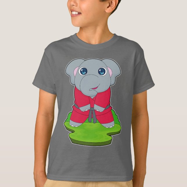 Elephant Martial Arts Karate T-Shirt (Vorderseite)