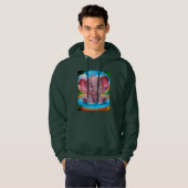 Elephant Men's Basic Hoody Sweatshirt (Vorne ganz)