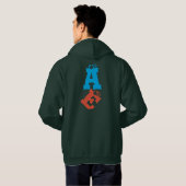 Elephant Men's Basic Hoody Sweatshirt (Schwarz voll)