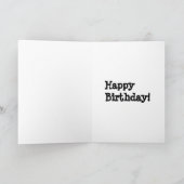 Elephant Merry-Go-Round, Geburtstag Karte (Innenseite)