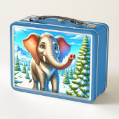 Elephant Metall Brotdose (Rückseite)