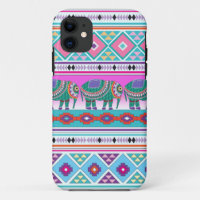 Elephant mit Azteken-Muster