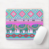 Elephant mit Azteken-Muster Mousepad (Mit Mouse)
