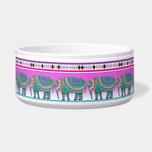 Elephant mit Azteken-Muster Napf