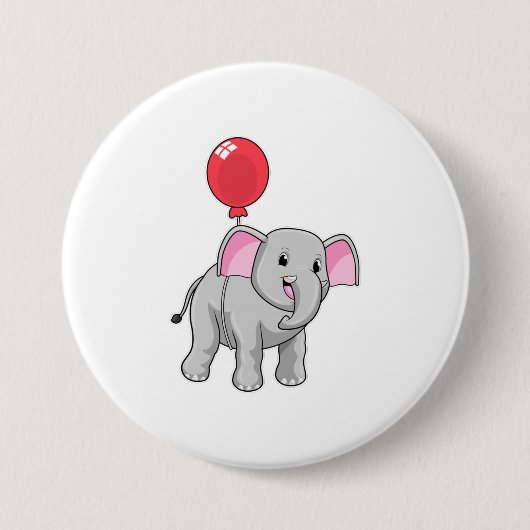 Elephant mit Balloon Button (Vorderseite)
