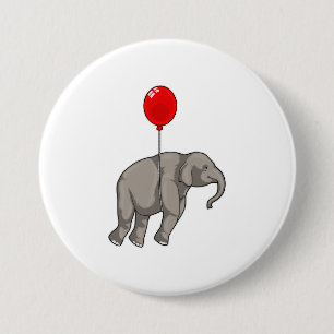 Elephant mit Balloon Button