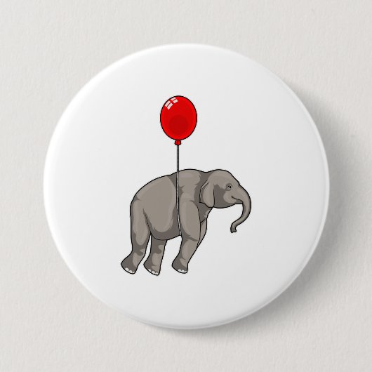 Elephant mit Balloon Button (Vorderseite)