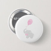 Elephant mit Balloon Button (Vorne & Hinten)