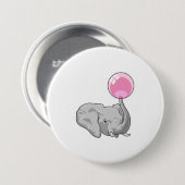 Elephant mit Balloon Button (Vorne & Hinten)